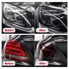 Gloss Transparent Black Smoke PVC Film Tint Headlight Taillight Wrap Cover Film Foil Sticker Cover Armored Film for Auto