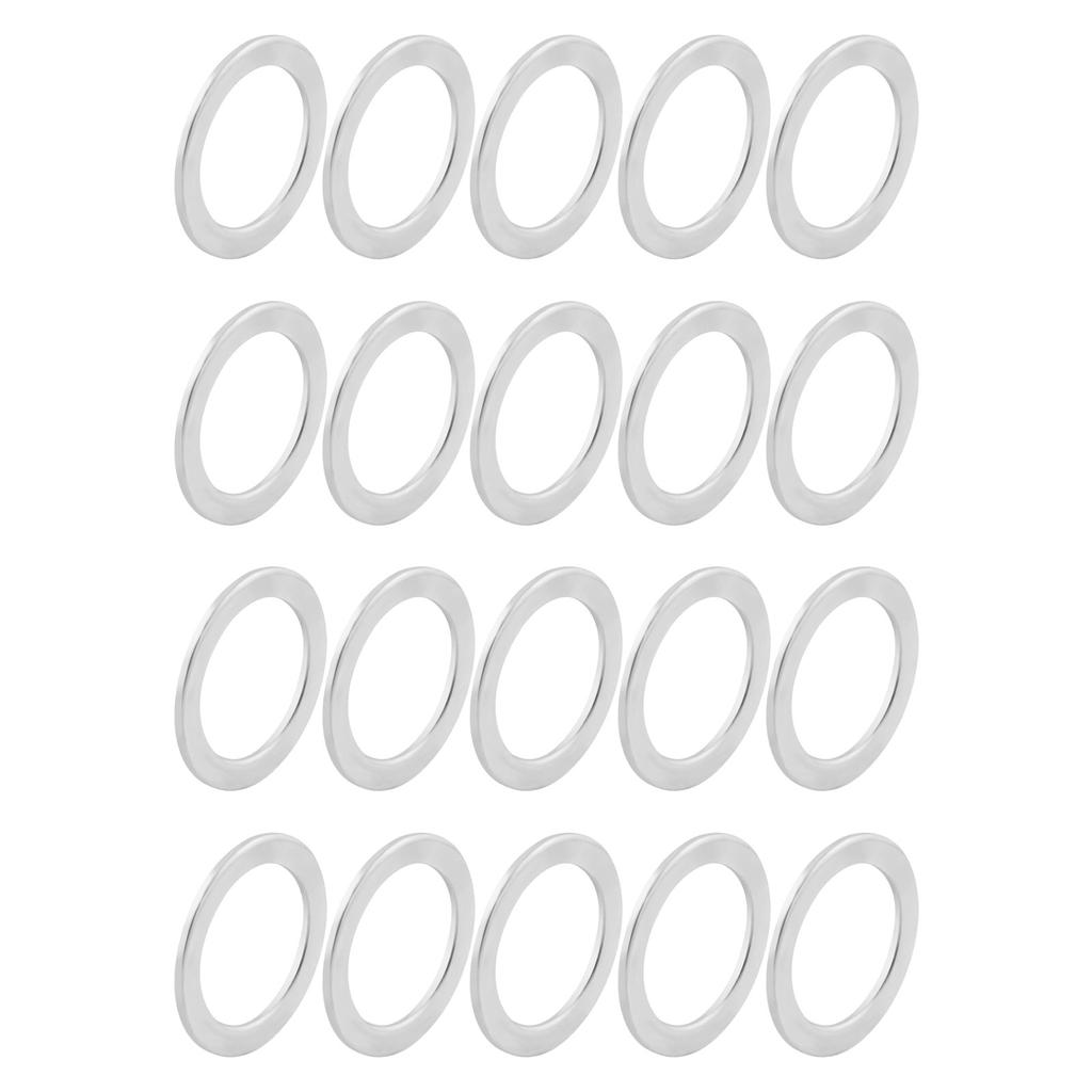 10 buc/pachet Biciclete din oțel inoxidabil Garnitură pedală Biciclete Șaibă pedală Set de înlocuire pentru biciclete de munte rutiere