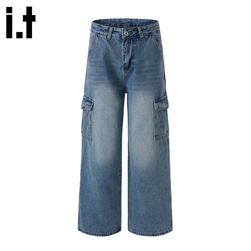 

:Джинсы мужские CHOCOOLATEit, стираные, свободные, прямого кроя XL