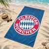 FC Bayern Münih Mikrofiber Plaj Havlusu Hızlı Kuruyan Kum Tutmaz Hafif Seyahat Yüzme Kamp İçin Plaj Havluları