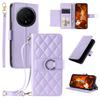 Wallet Case for Magic 8 Pro - Leather/PU, Purple, With Ring