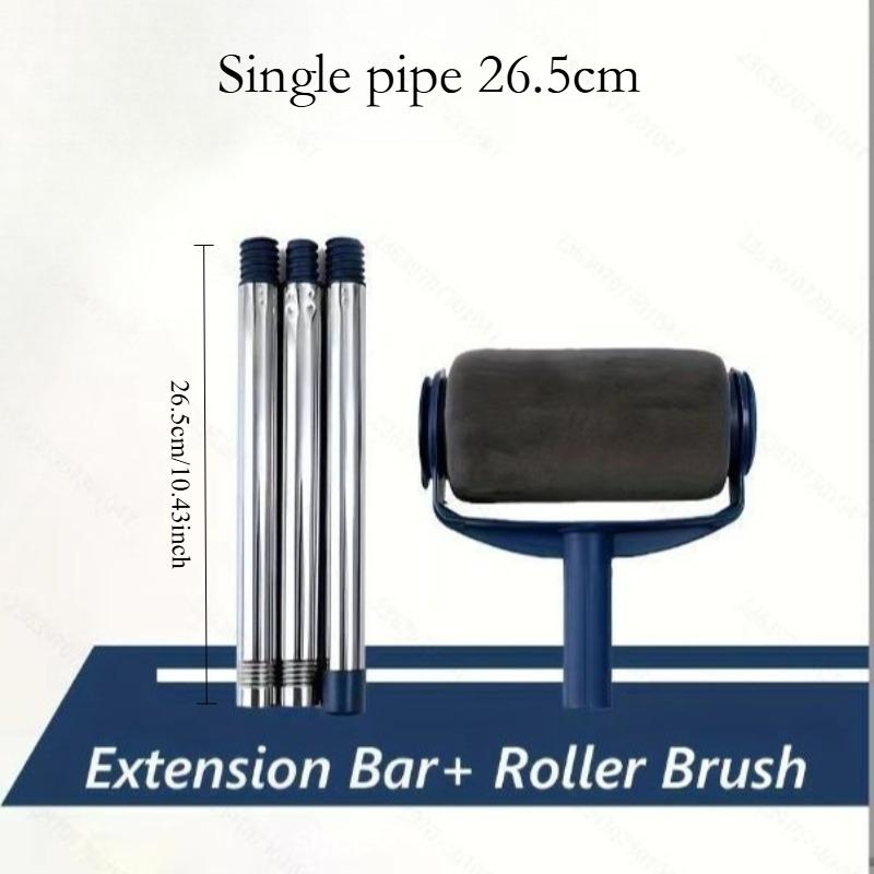 Professional Capacity Self Priming Large Drum Brush Paint Roller for Wall Latex Painting Interior DIY Home Decor Renovation Tool
