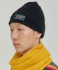 NU PARCC Unisex Embroidered Patch Beanie - Black