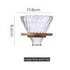1pcs 300ml/600ml Pour Over Coffee Maker Set Glass Carafe Coffee with Glass Coffee Filter Drip Coffee Maker Set For Home Shop Bar