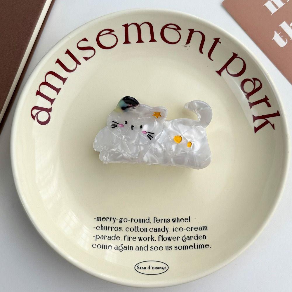 Capibara Animal Hair Clip Pet Corgi Dog Shark Clip Personalized Acetate Cat Hair Claw  Female