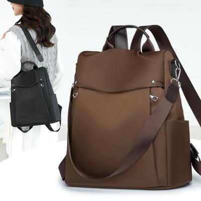 Diebstahlsicherer Rucksack Damen Nylon Reisetasche Multifunktionale Leichte Umhängetasche
