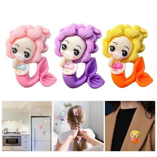 

10 шт., аксессуары с мультяшным дизайном, декоративные, реалистичные, рыбий хвост, смола, сделай сам, скрапбукинг, изготовление ювелирных изделий, подвески в виде русалки