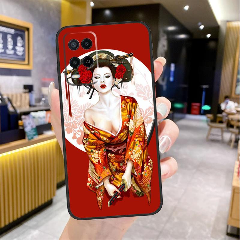 

Японский чехол-кейс с гейшей для Oppo A5 Pro A15 A17 A57 A77 A60 A80 A40 A18 A38 A58 A78 A98 A96 A76 A16 A94 A74 A54 OPPO A16