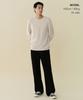 Musinsa Standard [Heat Standard] Crew Neck Long Sleeve T-Shirt [Ecru]