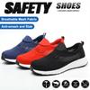 Steel Toe Work Shoes Men Women Lightweight Breathable On Slip Safety Shoes Indestructible Construction Shoes Work Boots Footwear
