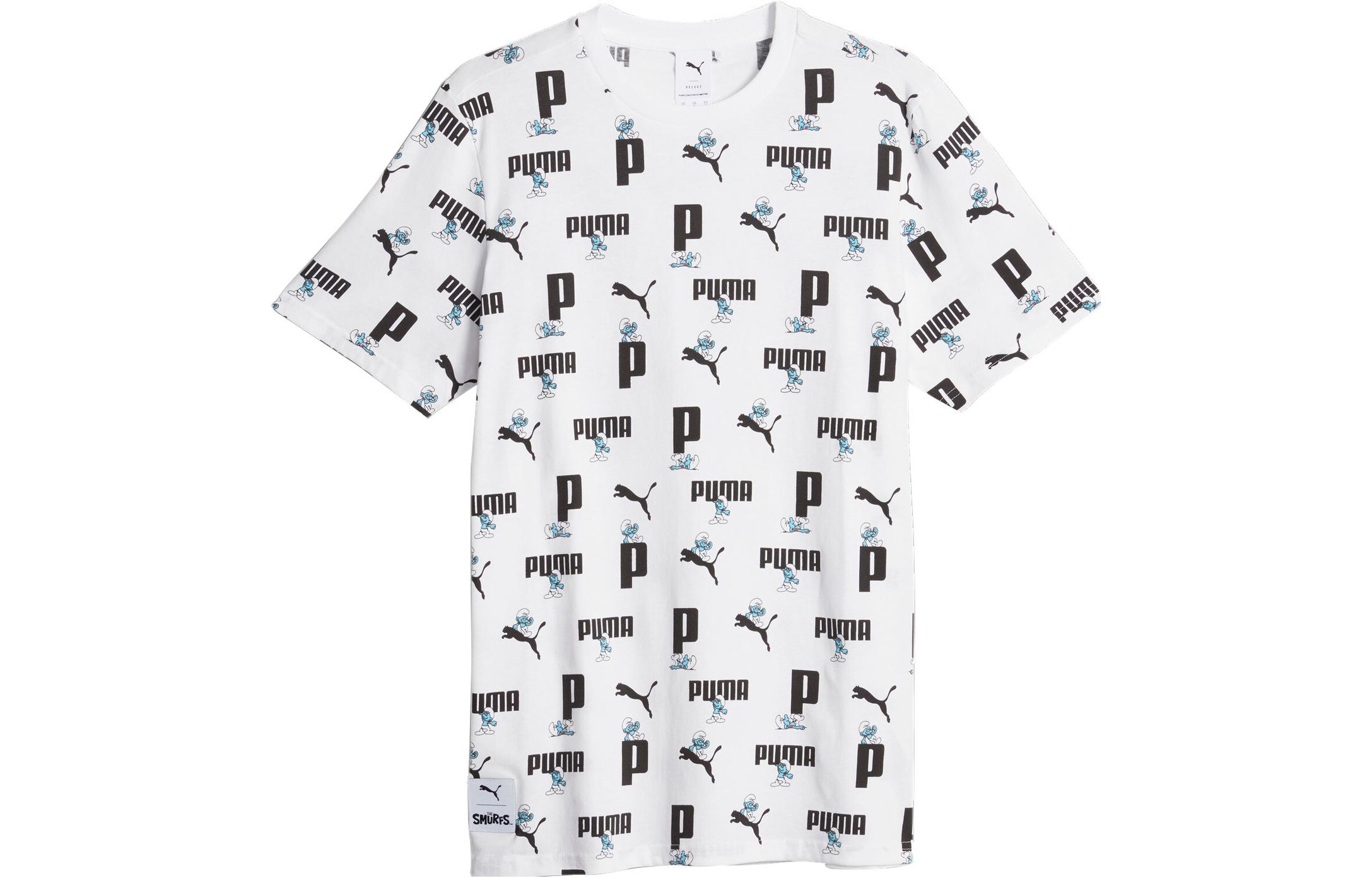PUMA x THE SMURFS T Shirt Men s White 622190-02 L