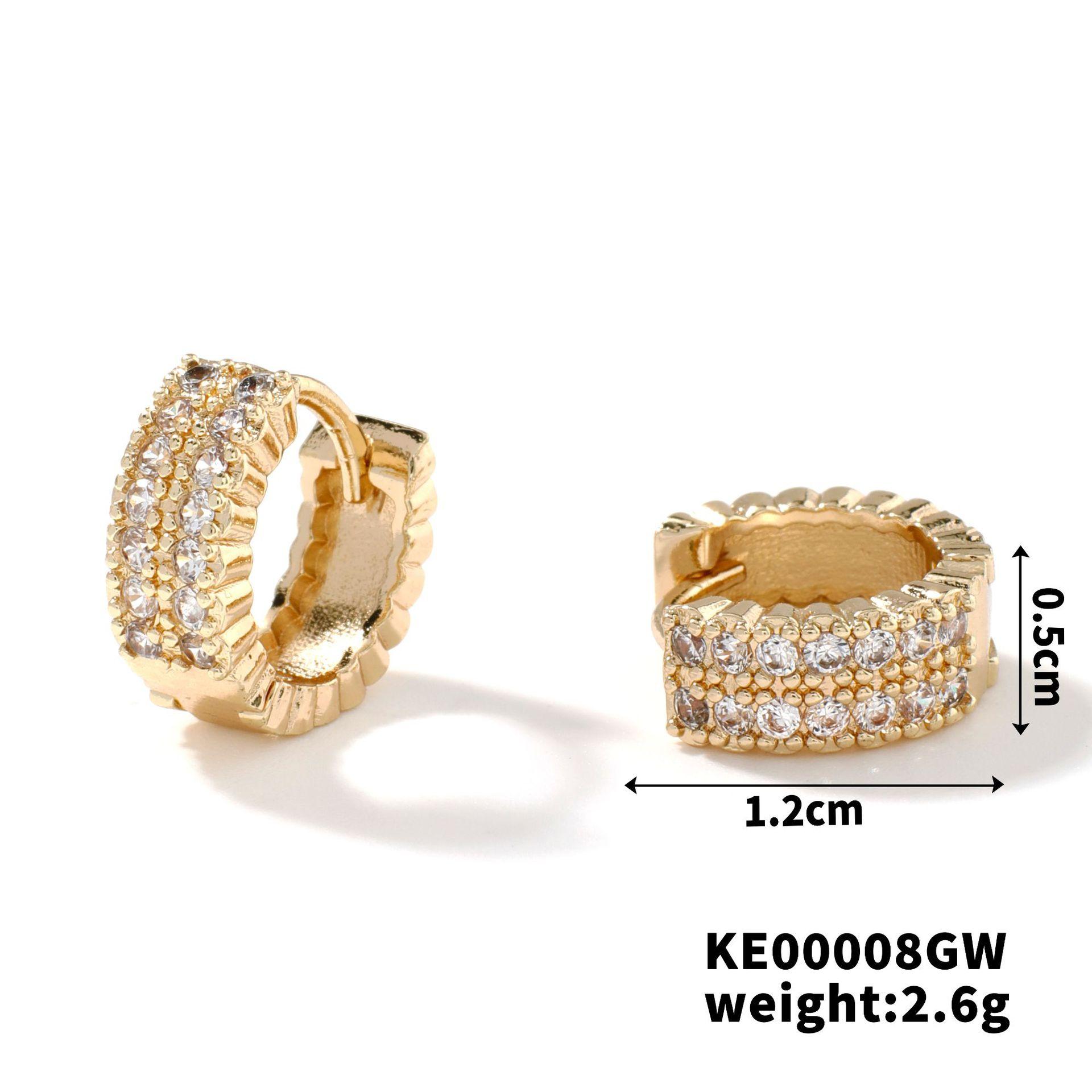 

Korean Personality Micro-inlay Zircon Stainless Steel Hoop Earrings for Women Exquisite Fashion Party Daily Wearing Jewelry Gift золотой