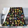 Steal a Brainrot Game Knitted Blankets  Fuzzy Throw Blankets Bed Sofa Decoration Ultra-Soft Warm Bedsprea,
