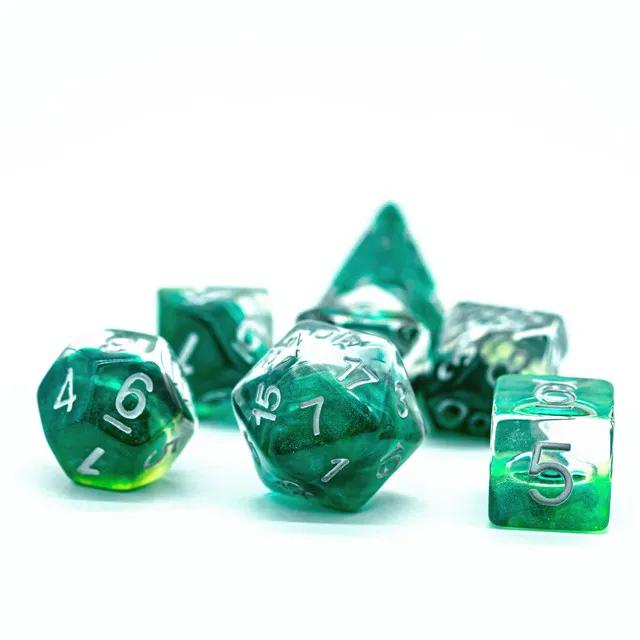 Kostki rpg oko smoka morskiego zestaw 7 kości kostek