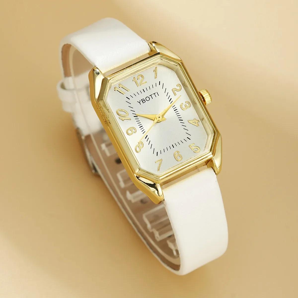

1/5/6PCS Luxury Square Women s Watches Fashion Ladies Quartz Wristwatch Jewelry Set Classic Simple Femme Relógios Masculino