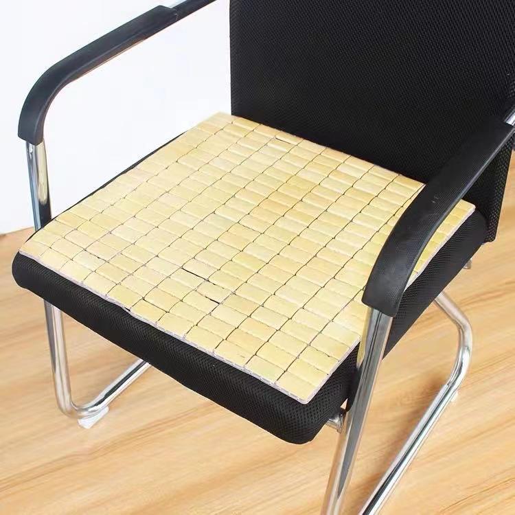Non-Slip Bamboo Mahjong Seat Cushion for Car, Office, Dining, and Sofa