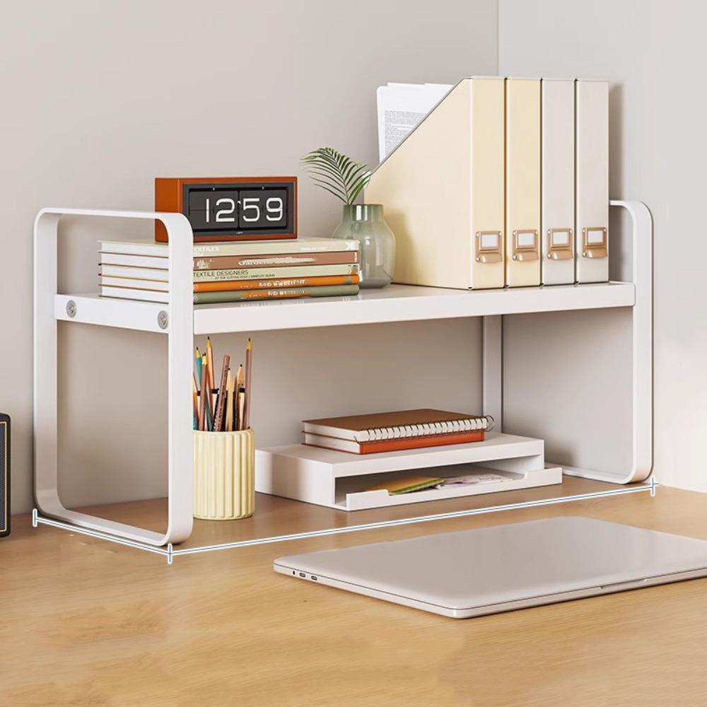 Minimalist Display Rack Strong Load-bearing Stationery Shelf Makeup Organizer Book Rack Study