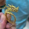 1 Pc Domineering Dragon Ring, Male Zodiac Dragon Ring Index Finger Opening Ring, Personalized Design, Fashion Trend,