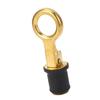 2Pcs Screw Type Compression Drain Plug Excellent Sealing Oxidation Resistant Rubber Brass Boat Drain Plug for Marine Yacht