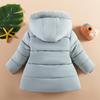 Mittellange warme Baumwolljacke für Mädchen, verdickte Daunenjacke für Mädchen