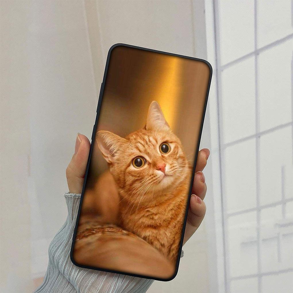 

Meow Eyes Kitten Cat Cover Phone Case for Samsung Galaxy A13 A71 A21S A22 A73 A42 A03 A02 A11 A70 A72 A7 Funda Soft Casing Samsung A73