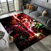 D-Demon Slayer Anime Kamado Nezuko Tanjirou 3D Carpet Rug Art for Room Decor Home Bedroom Gifts Fans Area Rug Non-slip Floor Mat