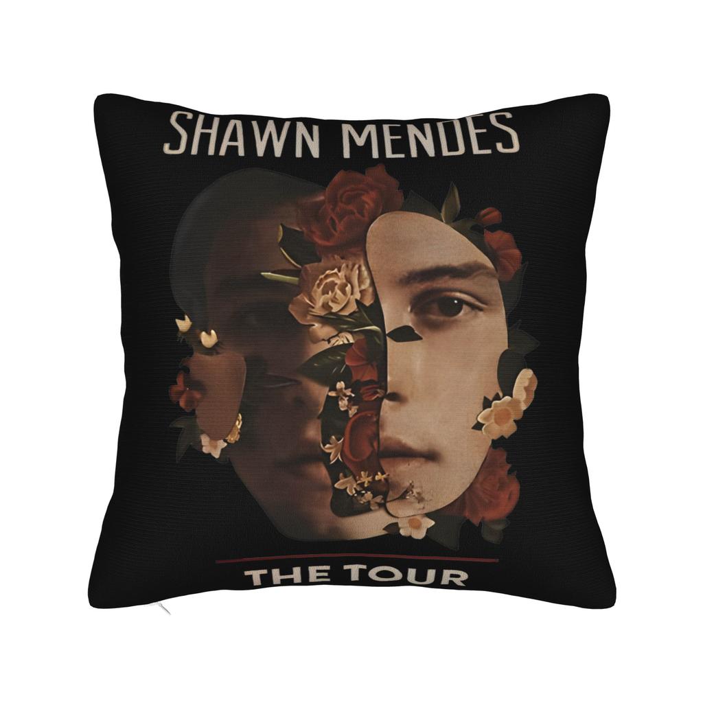 Shawn Mendes Canadian Singer Pillowcases Cushion Cover Rock Music Pillow Covers New Style Bed Decor Square Multiple Sizes