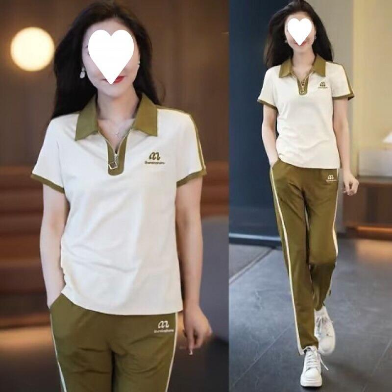 Casual Suit Women's Autumn Fashion Loose Slim Sweatshirt Sweatpants Sports Two-piece Set