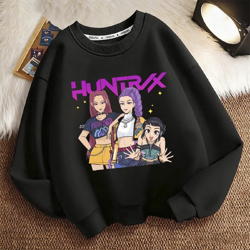 Унисекс Толстовка с капюшоном для детей, Худи из фильма, Худи Манга, Детские K-pop, Охотники на демонов, Детская толстовка, Милый худи с тигром для мальчиков и девочек 110