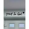 3 Piece Trust in God Metal Wall Art Religious Christian Gift for Women Inspirational Home Decor