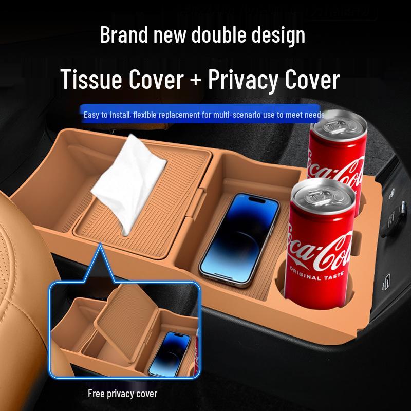 Galaxy Starship 7 Center Console Lower Storage Box - Car Interior Protection & Modification Accessories