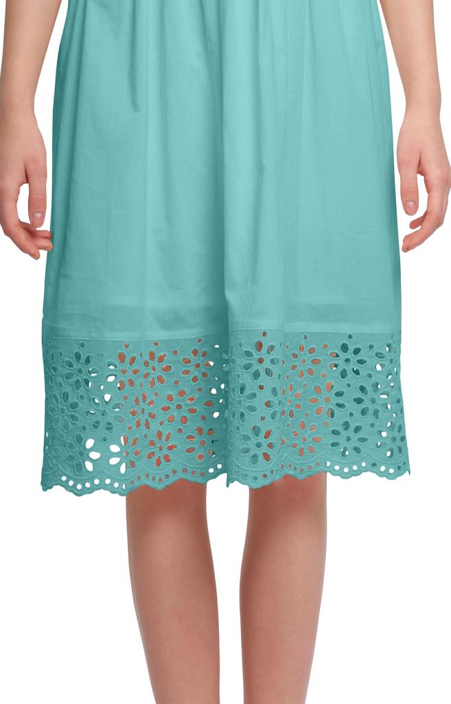 Moomaya Solid Midi Dress For Women Plus Size Lace Details Clothing Summer
