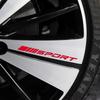 4Pcs Sport Stripe Car Sticker DIY Wheels Rims Reflective Decorative Stickers Car Styling Automotive SUV Decals Supplies