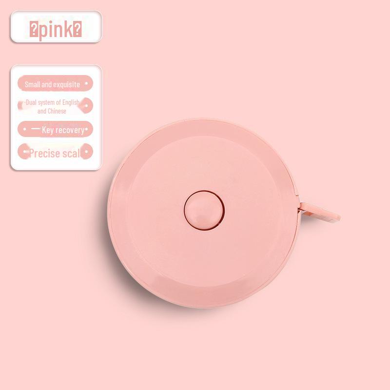 

Портативная мягкая сантиметровая лента Nordic Style длиной 1,5 м — идеально подходит для студентов, измеряет ноги, талию, грудь и одежду. розовый