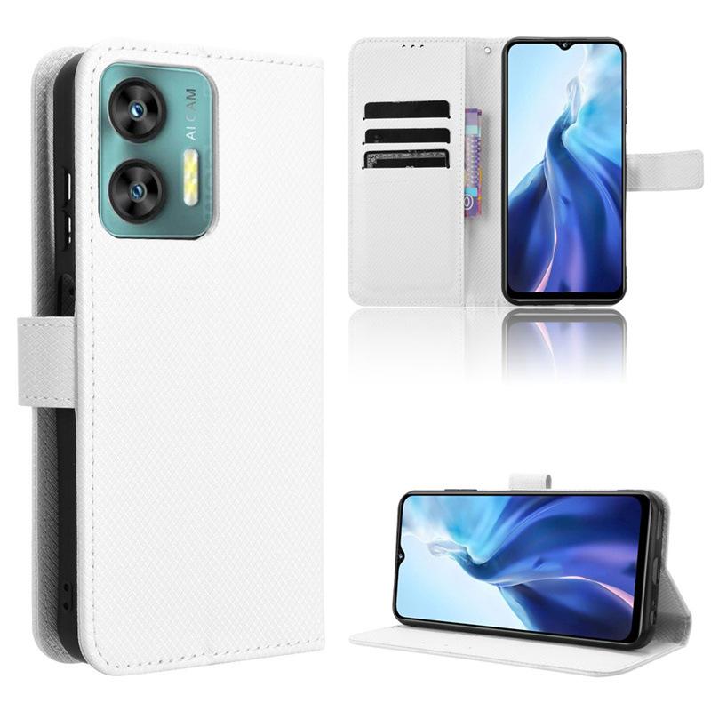 Leather Flip Cover for Oukitel C31/C35/C36/C37/C38 PU Leather Lanyard Flip Card Clip Protective Case