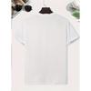 Men's Summer Short-sleeved T-shirts, Fashionable and Trendy Printed , Spring and Summer Round Neck Casual Versatile Tops