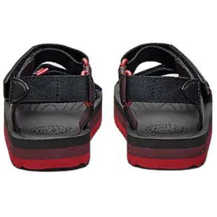 Coach Topia Flat Velcro Beach Sandals Women Sandals Black CK165-W5K