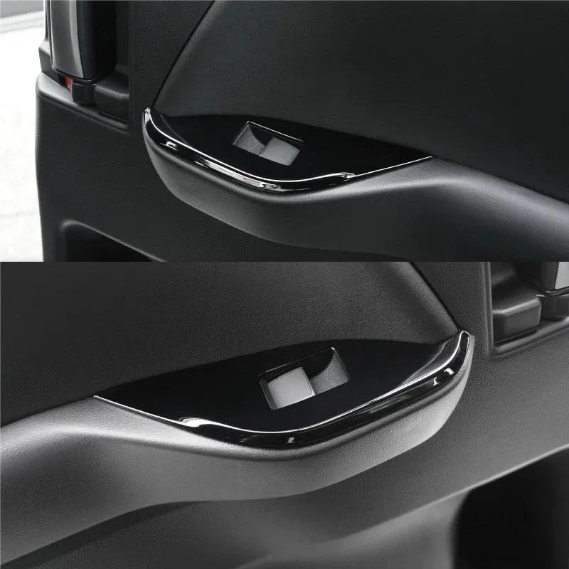 RHD For Toyota Voxy Noah 90 Series Window Glass Lift Button Switch Cover Trim Door Armrest Panel cover accesorios