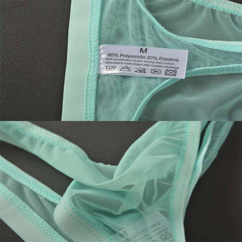 Thong G-String Tangas Mesh Sexy Breathable T-Back Thong Men's Underwear Sezy Lingerie Underpant