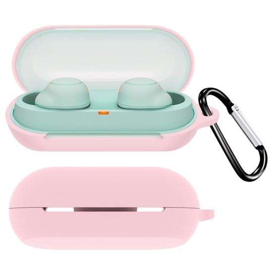 Earphone Case Portable Soft Silicone Wireless Bluetooth-compatible Earbuds Protective Cover for Sony WF-C500