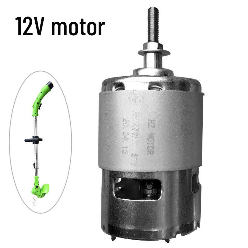 Rechargeable Lithium Battery Lawn Mower with Wheels - Compact Weeding Tool