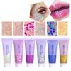 6 Color Sequins Glitter Body Gel 50ml Glitter Liquid Festival Glitter Cosmetic Face Hair Nails Makeup Long Lasting