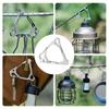  Triangular Carabiner Clip Spring  Kettles Buckles Metal Steels Keychains Hook Outdoor Accessories