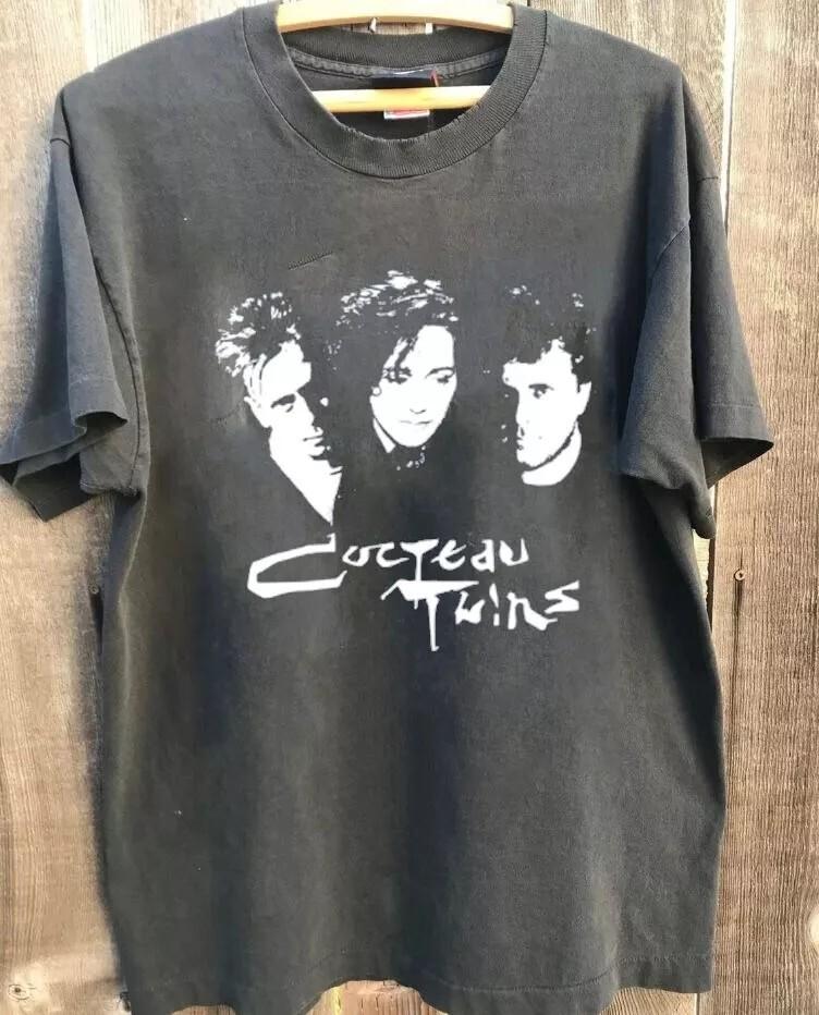 Футболка Cocteau Twins, Футболка унисекс Cocteau Twins, Угольно-серая футболка группы Cocteau Twins, Размеры S-5XL S