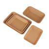 10Pcs Square Paper Plate Party Plates Tableware Dessert Cake Plates Bowls Dining Tableware For Wedding Birthday Party