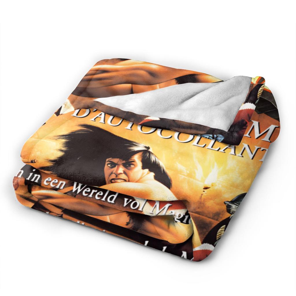 Heroquest Game 90s Flannel Blanket Retro Card Super Warm Throw Blanket for Outdoor Airplane Travel Bedspread Sofa Bed Cover
