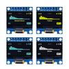 1,96-Zoll-OLED-Displaymodul 118x61 Auflösung 1-Pin 7-Pin IIC I1C Weiß-Blau-Gelber Bildschirm für Arduino Elektronische Entwicklung