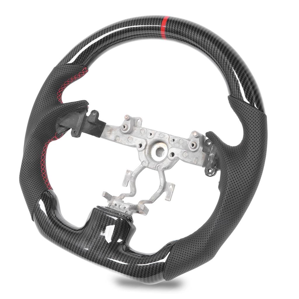 Hydro Dip Carbon Fiber Look Steering Wheel Stylish Ergonomic Steering Wheel Replacement for Infiniti G35 G37 G25 Q40