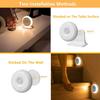 WADERA Motion Sensor Night Light, Rechargeable Motion-Activated Night Light | Warm Light, Cordless 2000mAh Battery Operated, Stick On