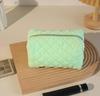 Korean Style Pastel Cotton-Filled Handbag Cosmetic & Travel Wash Bag